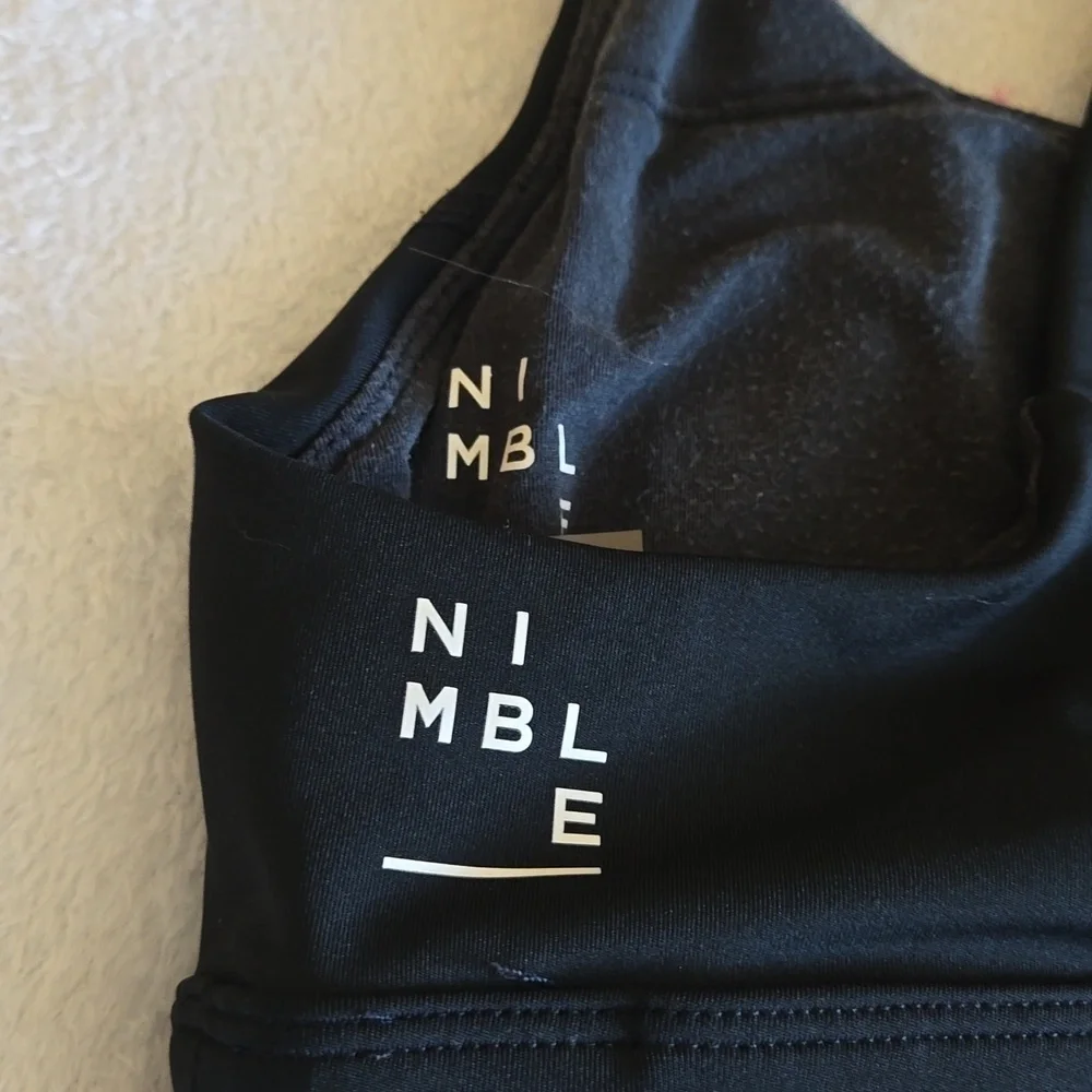 Nimble Black Sports Bra Size XS - Picture 4 of 6